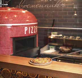 MAM pizza oven with painted verniciato finish in custom red color