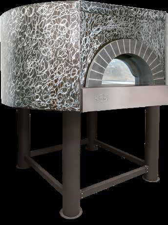 MAM Torino oven with Picasso corten weathering steel finish