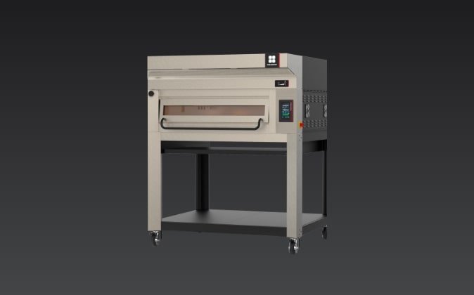 Powerdeck electric deck oven for commercial bakery and pizza operations