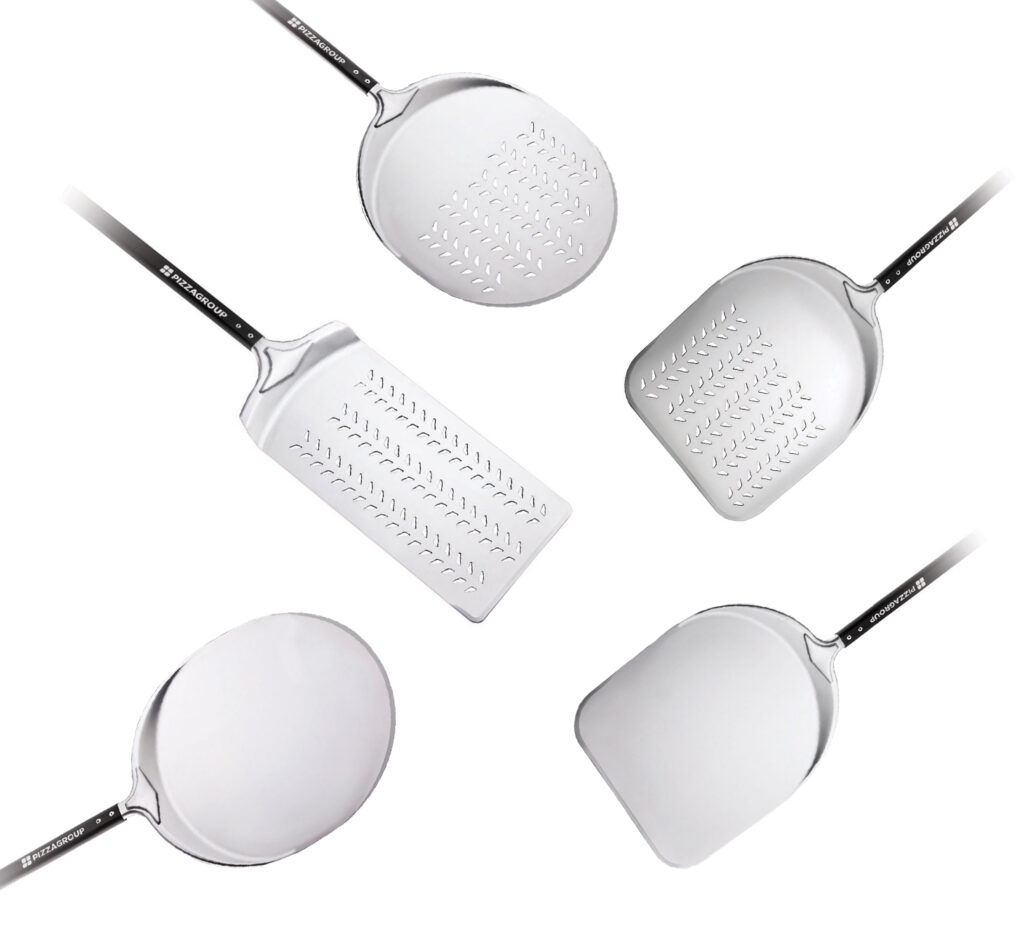 Professional Italian pizza peel and tools